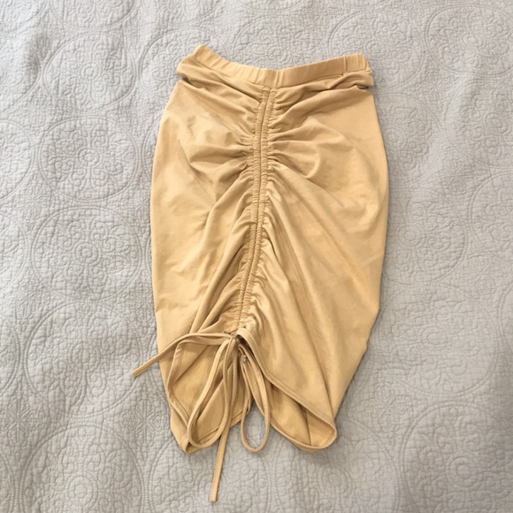 Ruched midi skirt - Picture 4 of 5